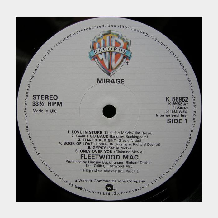 Fleetwood Mac - Mirage (ex+/vg+)