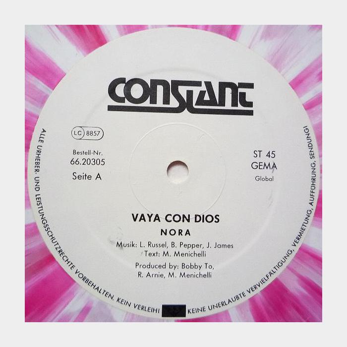 Nora - Vaya Con Dios (ex/vg+, Pink/White LP, 45RPM)