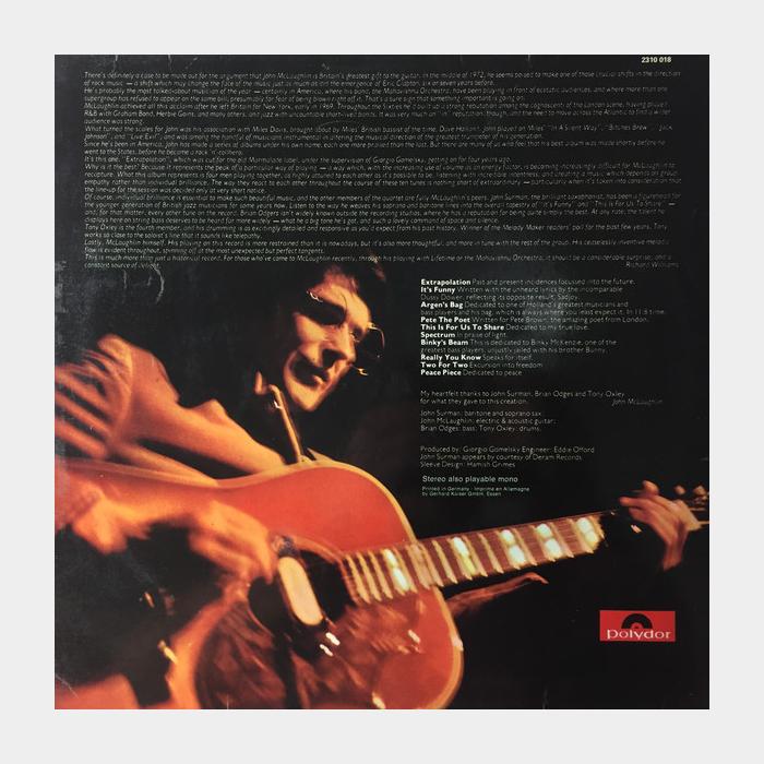 John McLaughlin - Extrapolation (ex+/ex+)