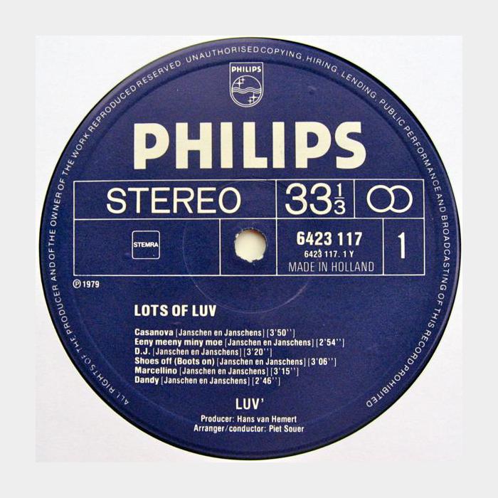 Luv - Lots Of Luv' (ex+/ex+)