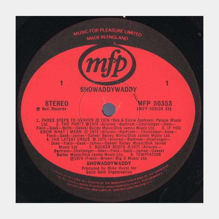 Showaddywaddy - Showaddywaddy (ex+/ex+)