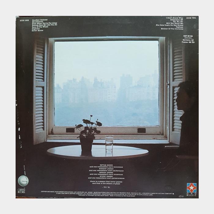 Yoko Ono - Season Of Glass (ex+/ex)