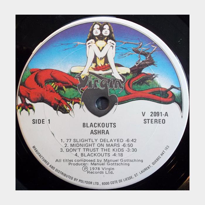 Ashra - Blackouts (ex/ex-)