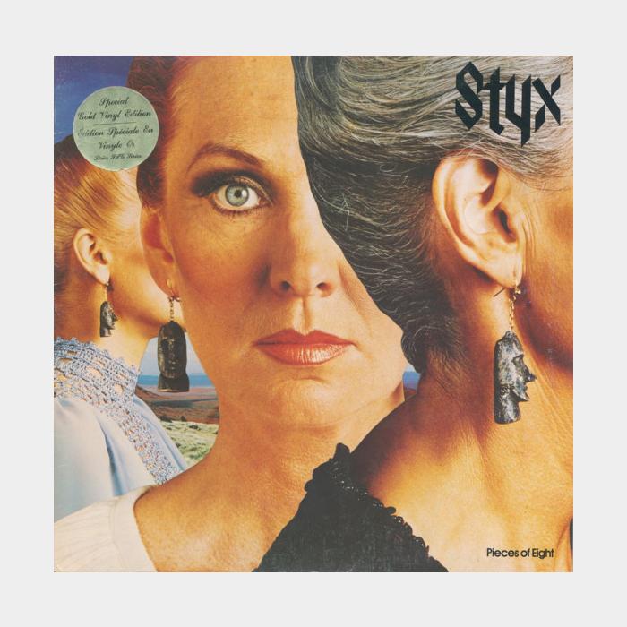 Styx - Pieces Of Eight (ex+/ex, Yellow LP)