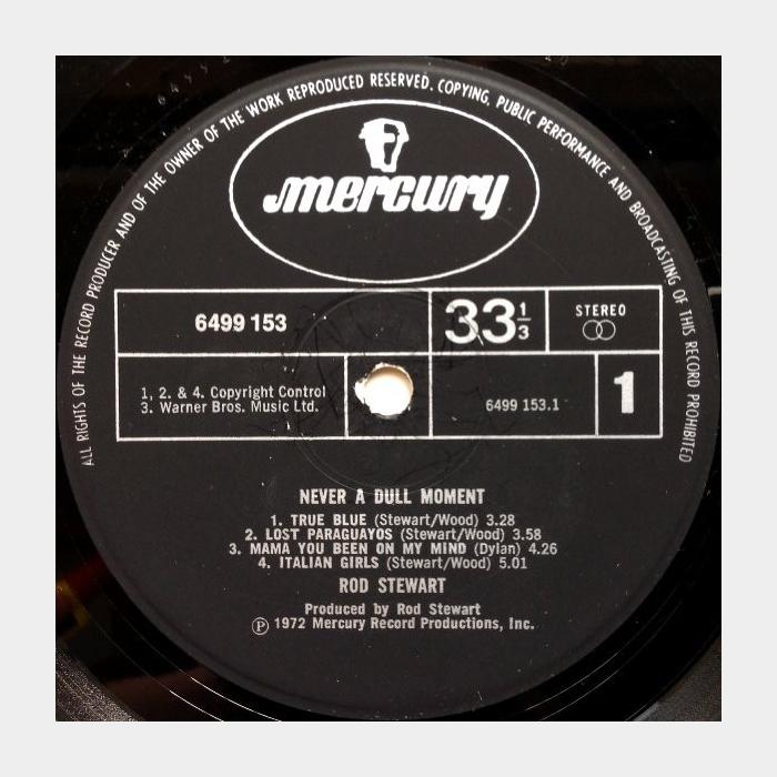 Rod Stewart - Never A Dull Moment (ex+/ex+)