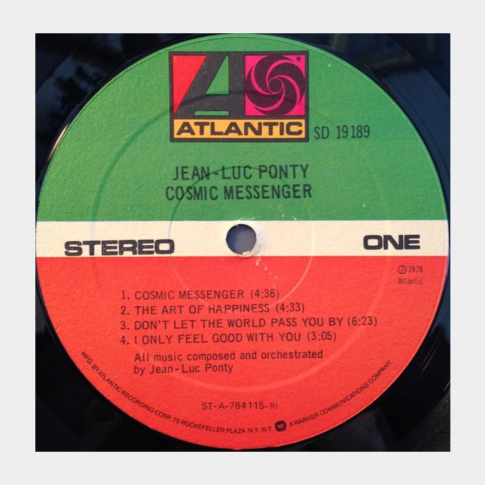 Jean-Luc Ponty - Cosmic Messenger (ex+/ex)