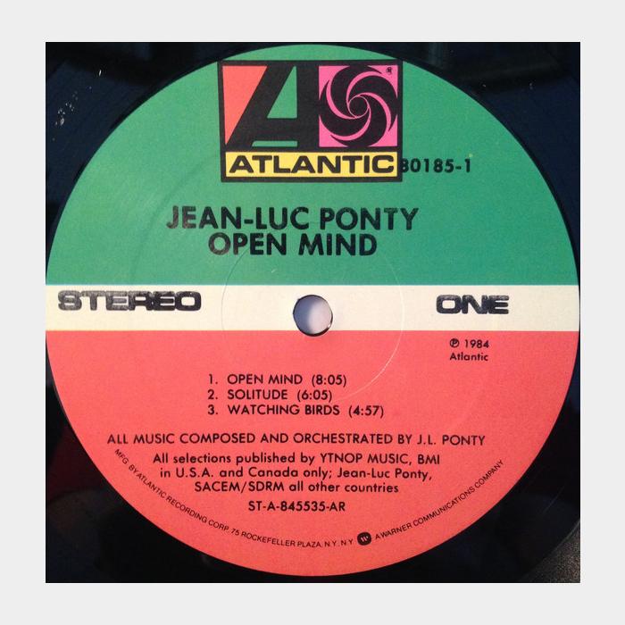 Jean-Luc Ponty - Open Mind (ex+/ex+)