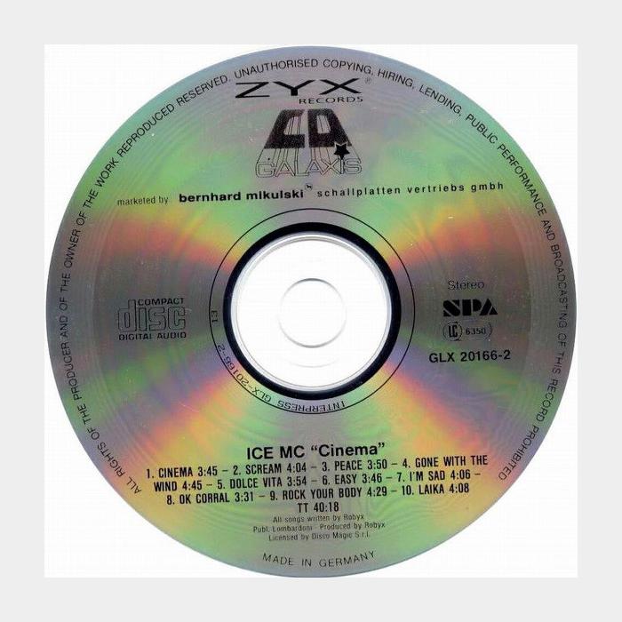 CD Ice MC - Cinema