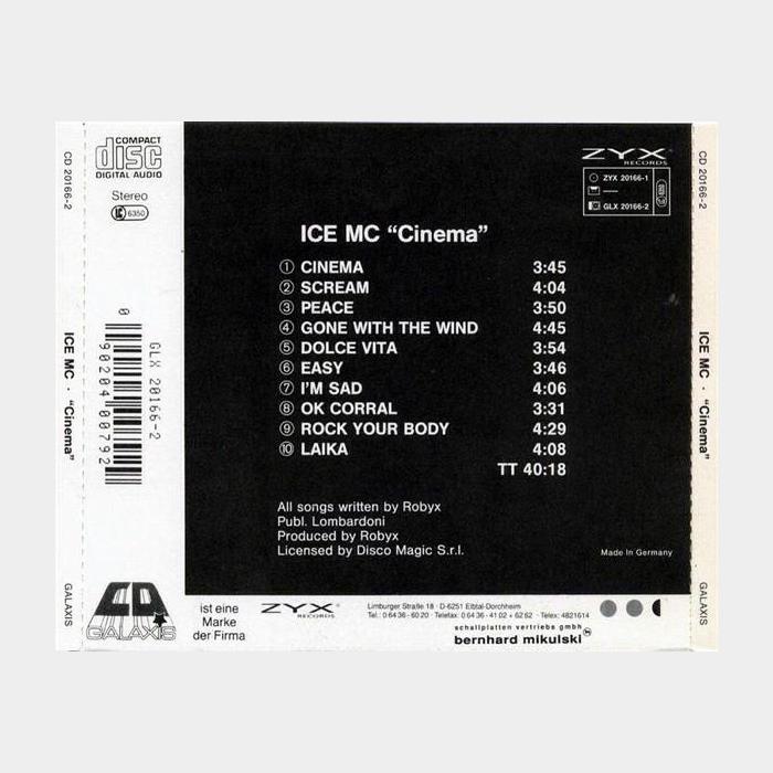 CD Ice MC - Cinema