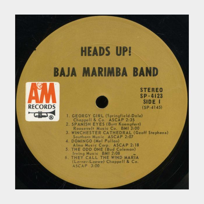Baja Marimba Band - Heads Up! (ex+/ex, shrink)