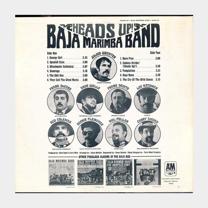 Baja Marimba Band - Heads Up! (ex+/ex, shrink)