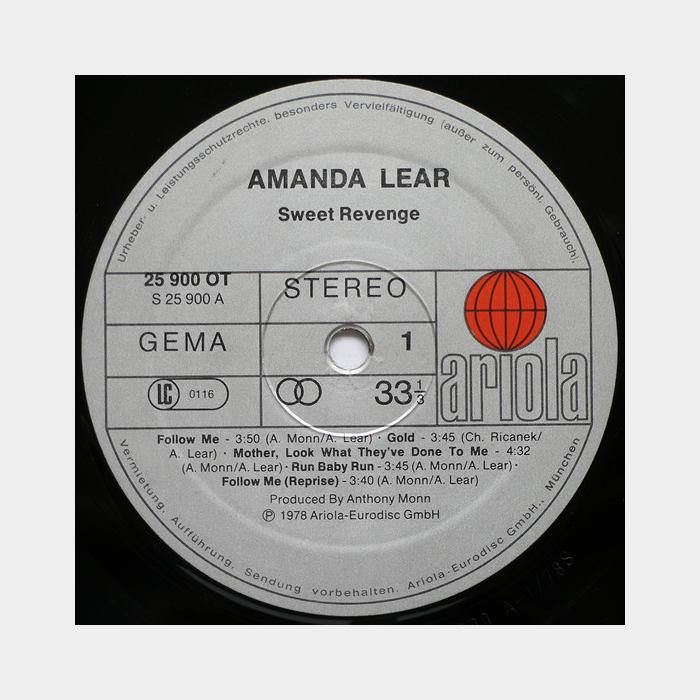 Amanda Lear - Sweet Revenge (ex-/ex, POSTER)