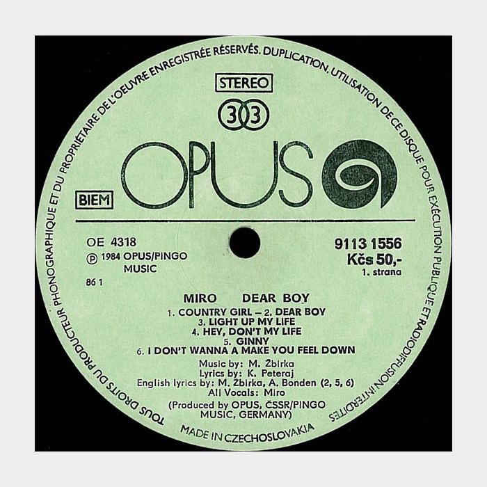 Miro - Dear Boy (ex-/ex)