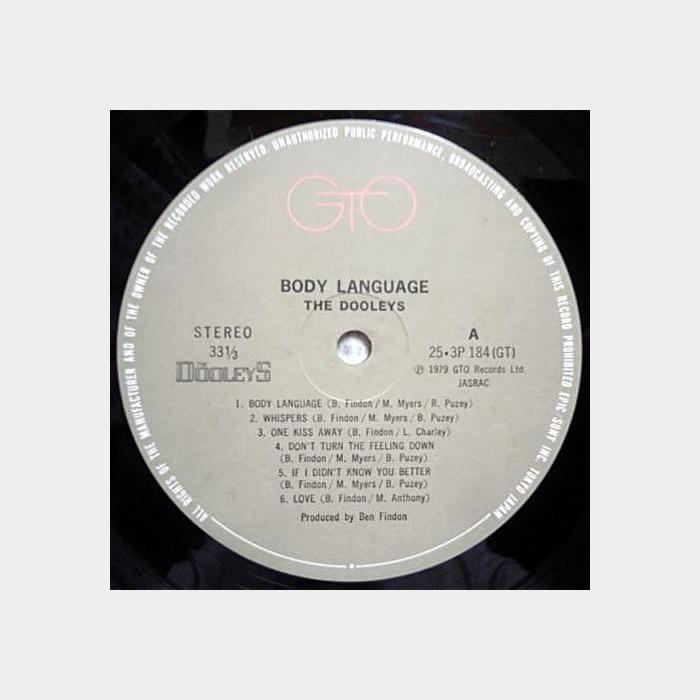 Dooleys - Body Language (ex+/ex+, obi)