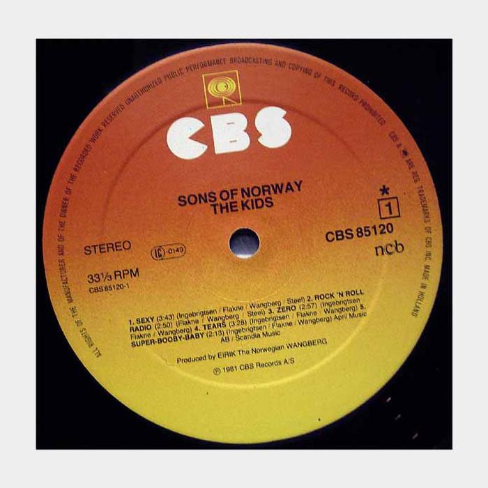 Kids - Sons Of Norway (ex+/ex)