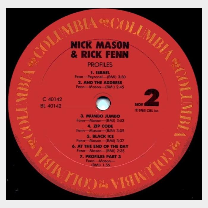 Nick Mason & Rick Fenn - Profiles (ex+/ex+)