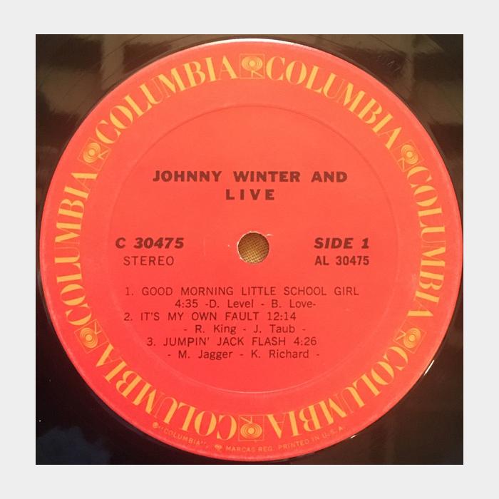 Johnny Winter - Live (ex+/ex-)