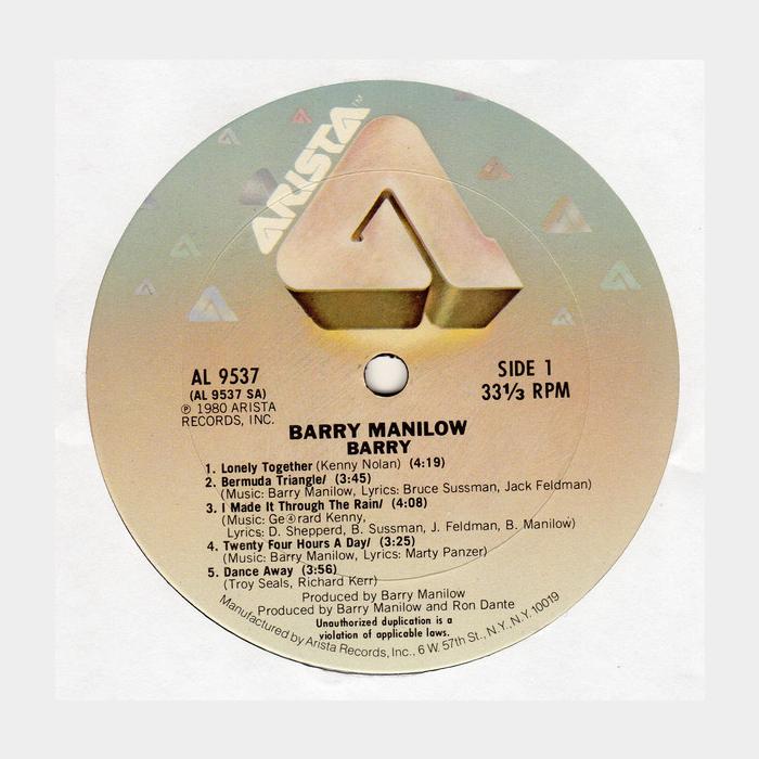 Barry Manilow - Barry (ex/ex)