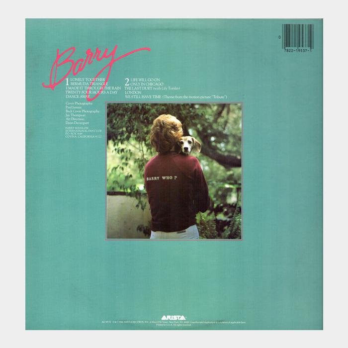 Barry Manilow - Barry (ex/ex)