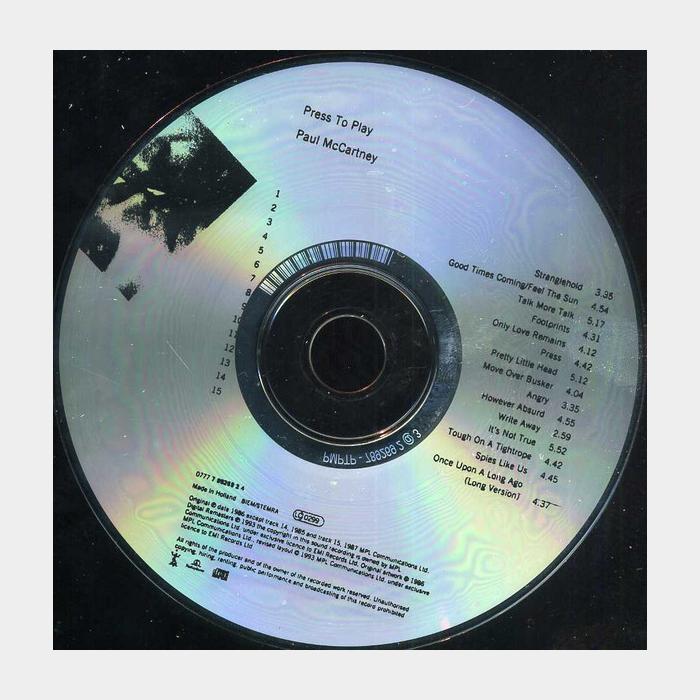 CD Paul McCartney - Press To Play