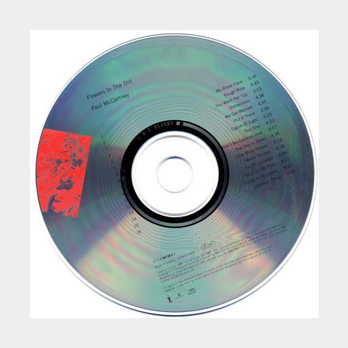 CD Paul McCartney - Flowers In The Dirt