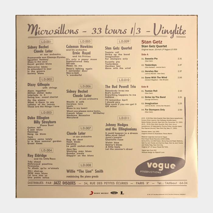 Stan Getz Quartet - Vogue Microgroove (sealed, 180g, Yellow/Red LP)