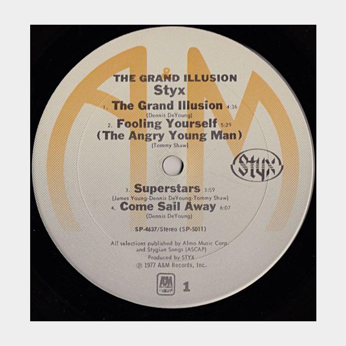 Styx - The Grand Illusion (vg++/vg+, POSTER)