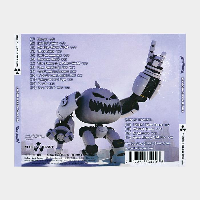 CD Helloween - My God - Given Right