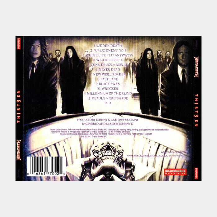 CD Megadeth - Thirt 3En