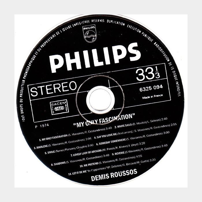 CD Demis Roussos - My Only Fascination