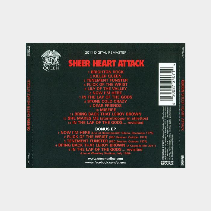 CD Queen - Sheer Heart Attack