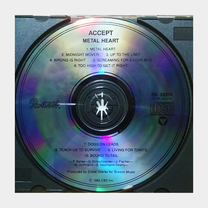 CD Accept - Metal Heart