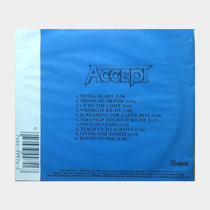 CD Accept - Metal Heart