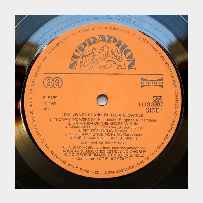 Felix Slovacek - Velvet Sound (ex/ex)