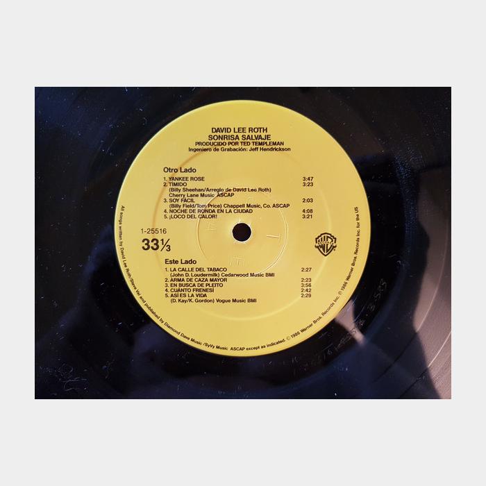 David Lee Roth - Sonrisa Salvaje (vg+/ex)