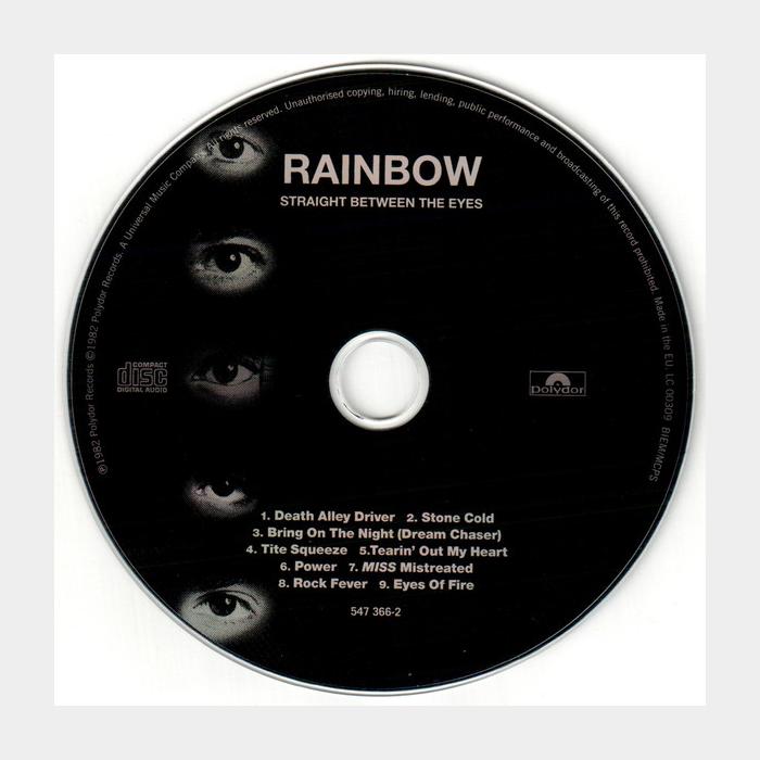 CD Rainbow - Straight Between The Eyes