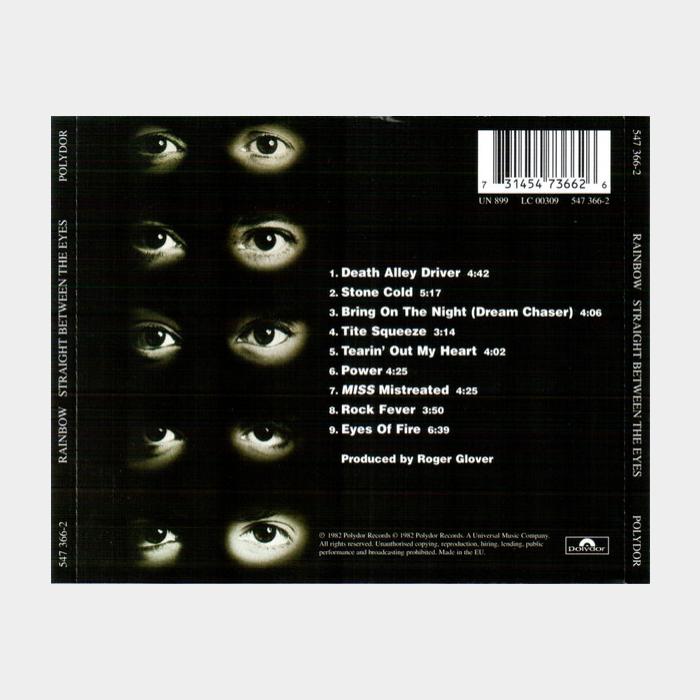 CD Rainbow - Straight Between The Eyes