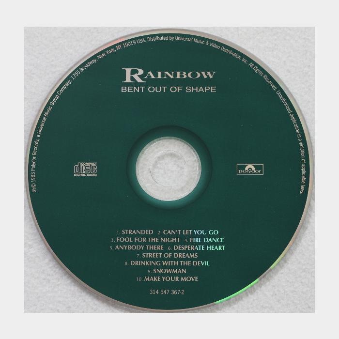 CD Rainbow - Bent Out Of Shape