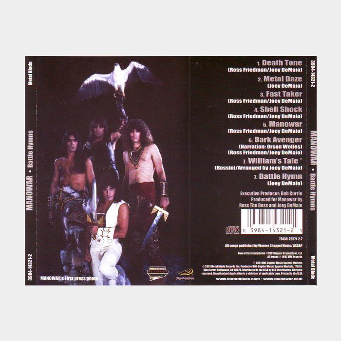 CD Manowar - Battle Hymns