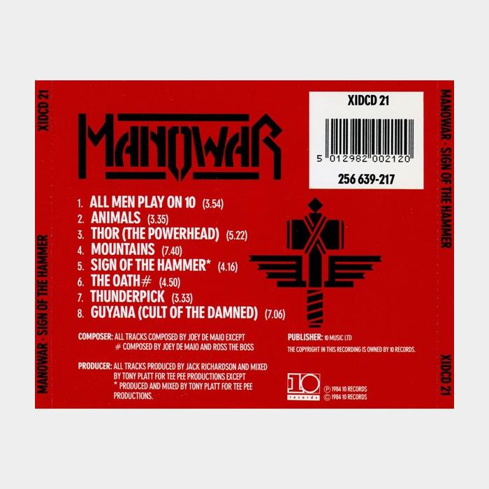 CD Manowar - Sign Of The Hammer