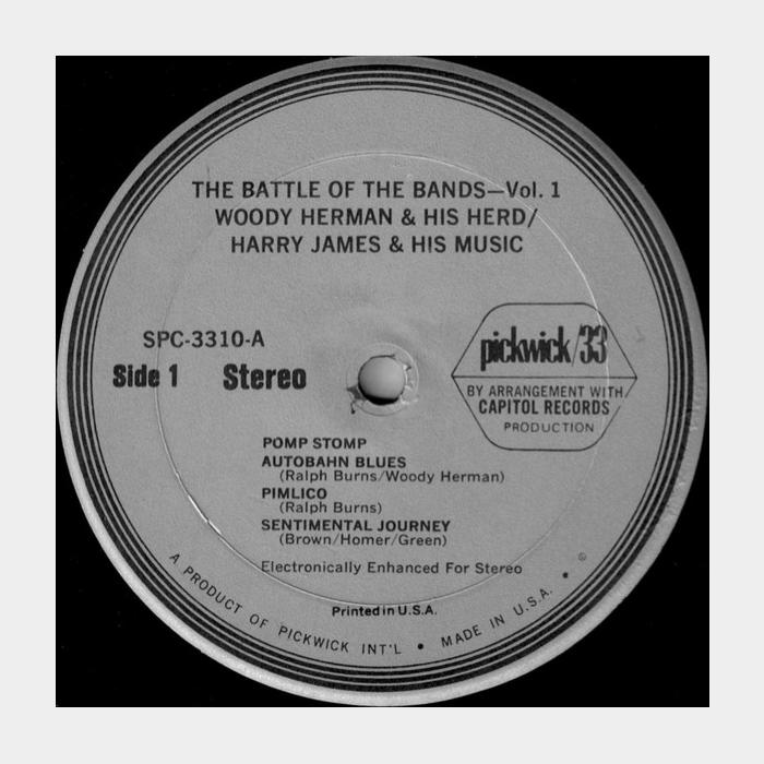 Woody Herman & Harry James - Battle Of The Band (ex+/ex+)