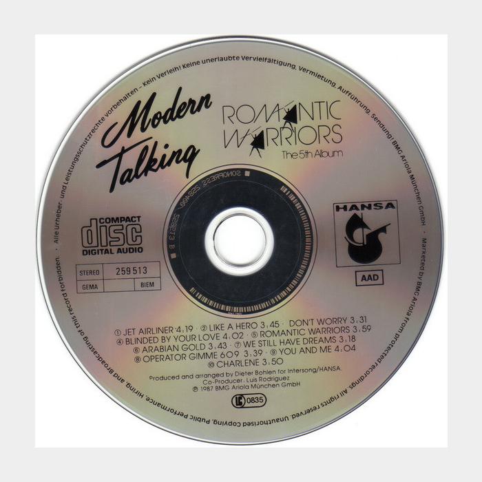 CD Modern Talking - Romantic Warriors