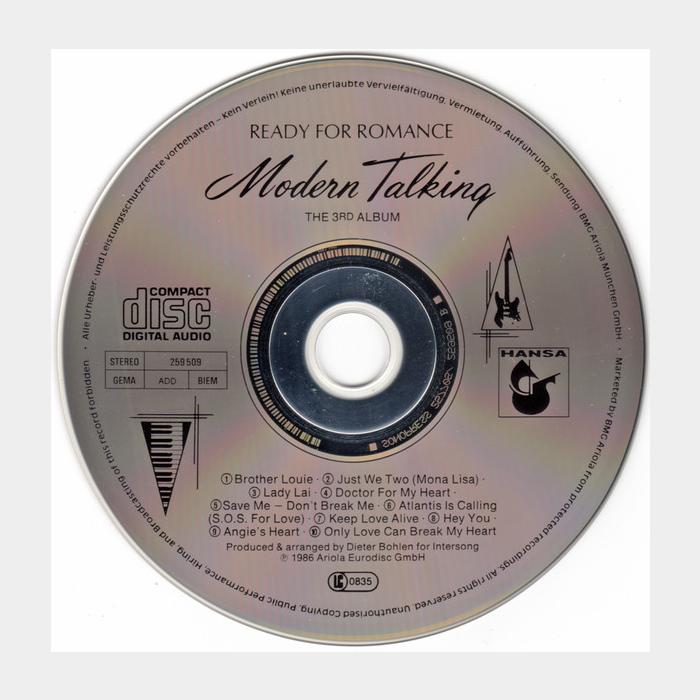 CD Modern Talking - Ready For Romance
