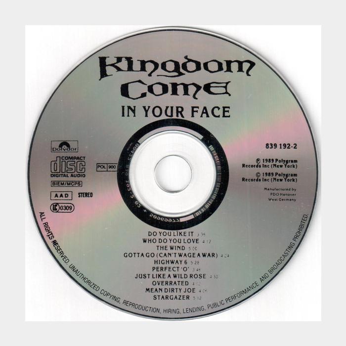 CD Kingdom Come - In Your Face