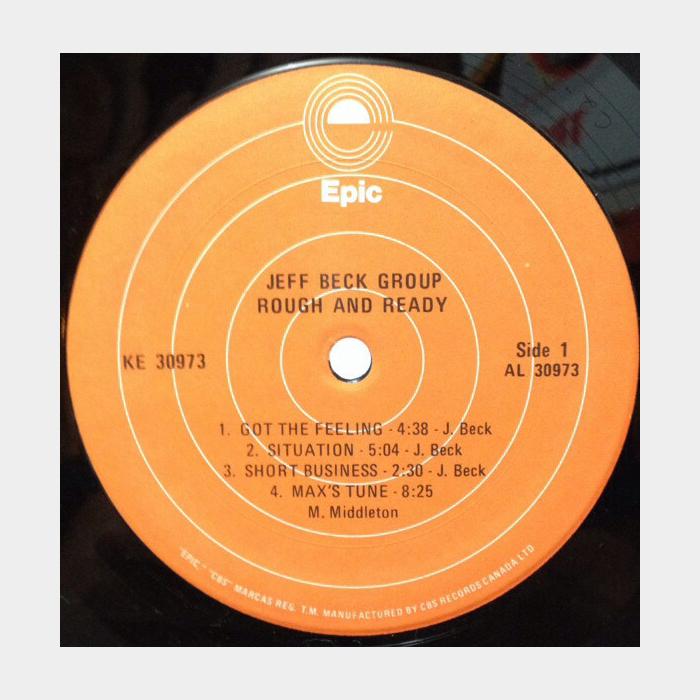 Jeff Beck Group - Rough And Ready (ex/ex)
