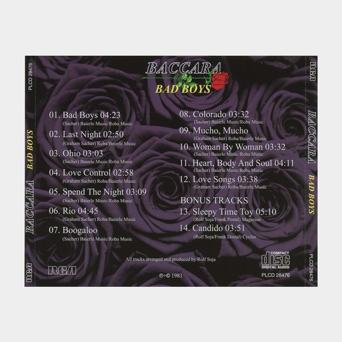 CD Baccara - Bad Boys