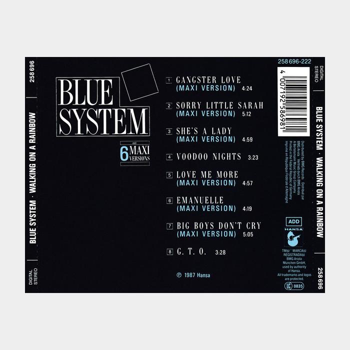 CD Blue System - Walking On A Rainbow