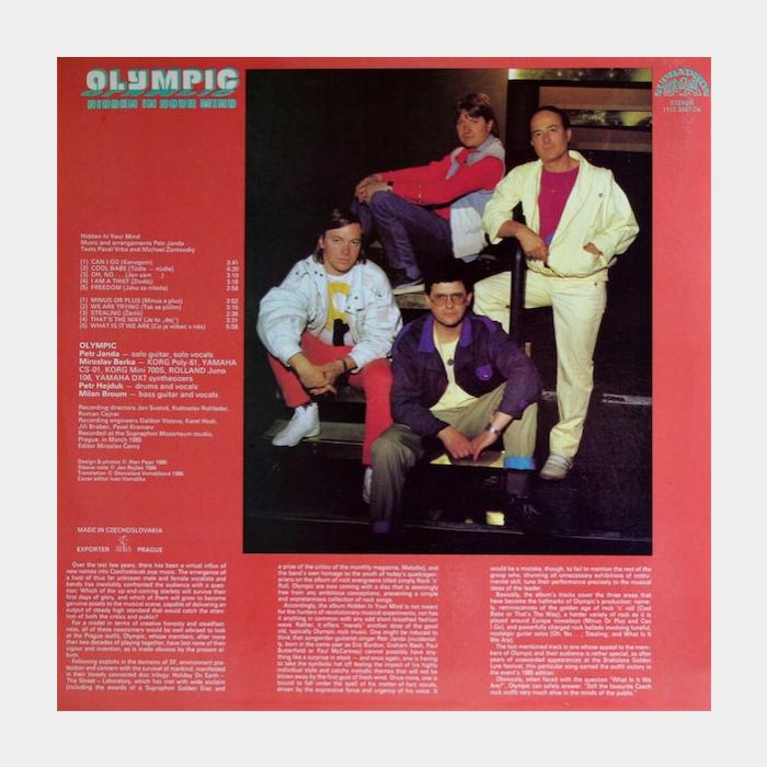 Olympic - Hidden In Your Mind (ex/ex)