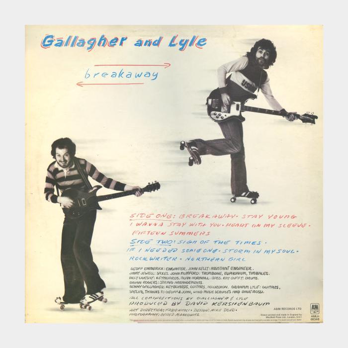 Benny Gallagher And Graham Lyle - Breakaway (ex+/ex)