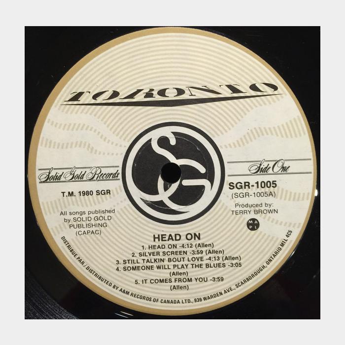 Toronto - Head On (ex/ex)